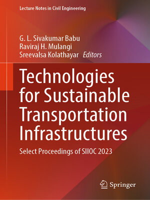 cover image of Technologies for Sustainable Transportation Infrastructures